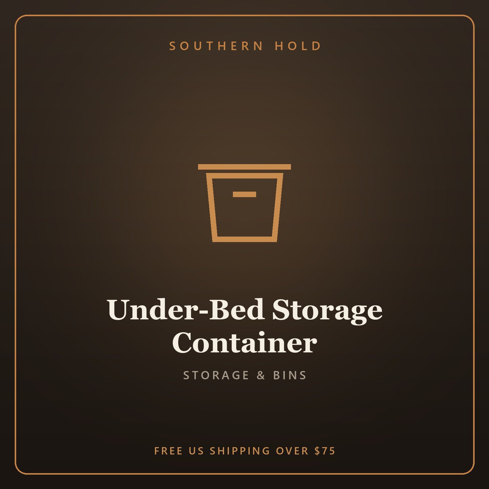 Under-Bed Storage Container
