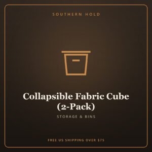 Collapsible Fabric Cube (2-Pack)