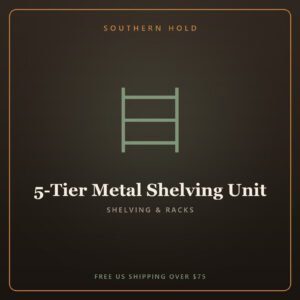 5-Tier Metal Shelving Unit