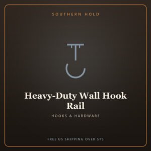 Heavy-Duty Wall Hook Rail