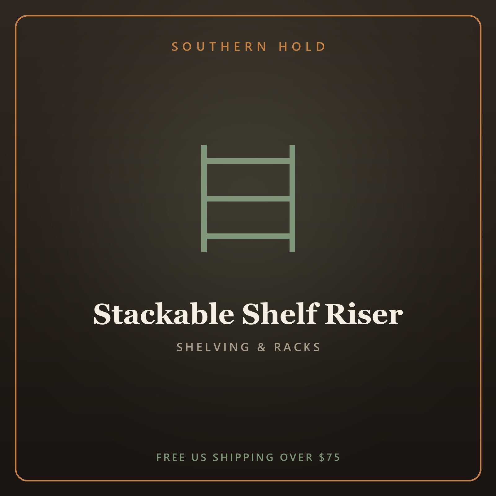 Stackable Shelf Riser